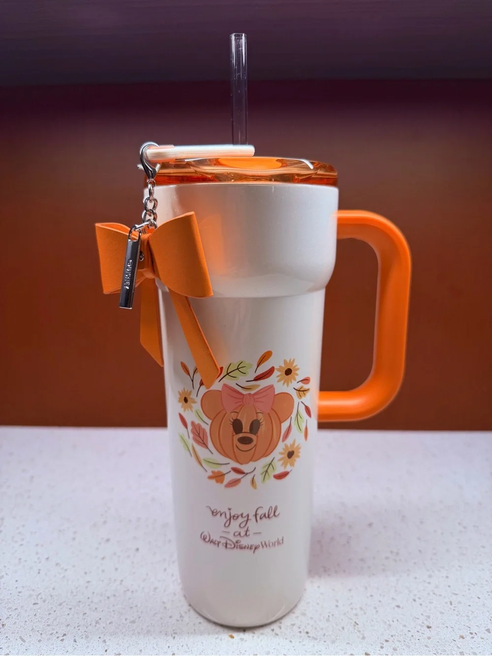 NEW 2026 DISNEY WORLD STARBUCKS PUMPKIN SPICE FALL COLLECTION 24oz TUMBLER